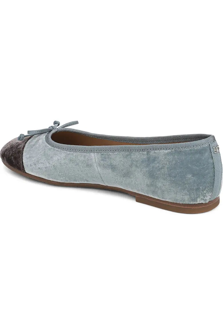 Sam Edelman | Alie 2 Ballet Flat in Azure Blue Suede