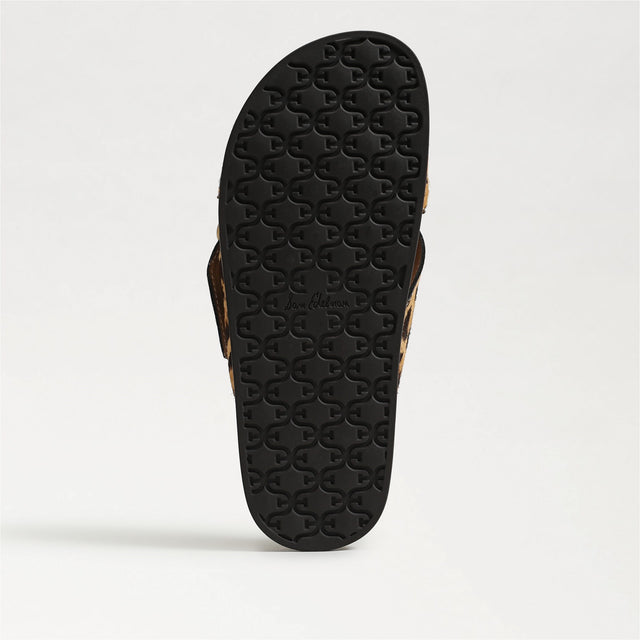 Sam Edelman | Darla Buckle Slide Sandal- Tan Leopard