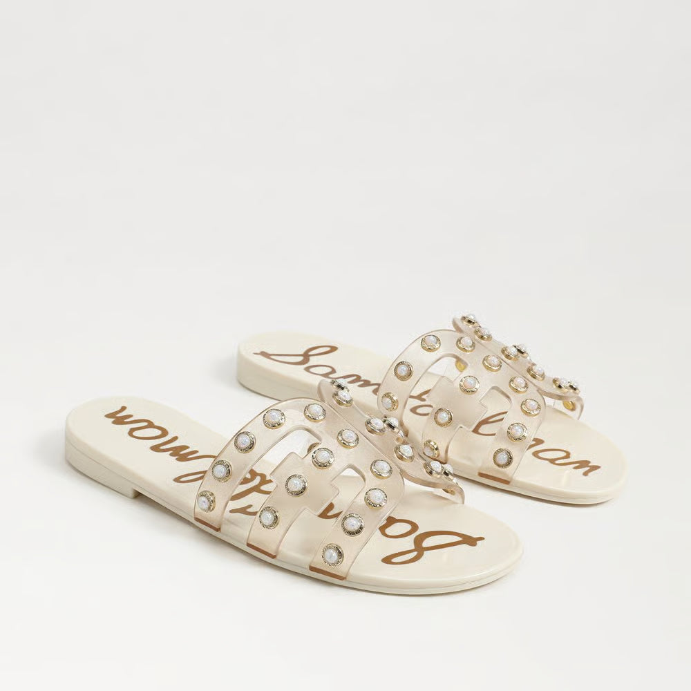 Sam Edelman | Bay Jelly Slide Sandal Transparent Ivory