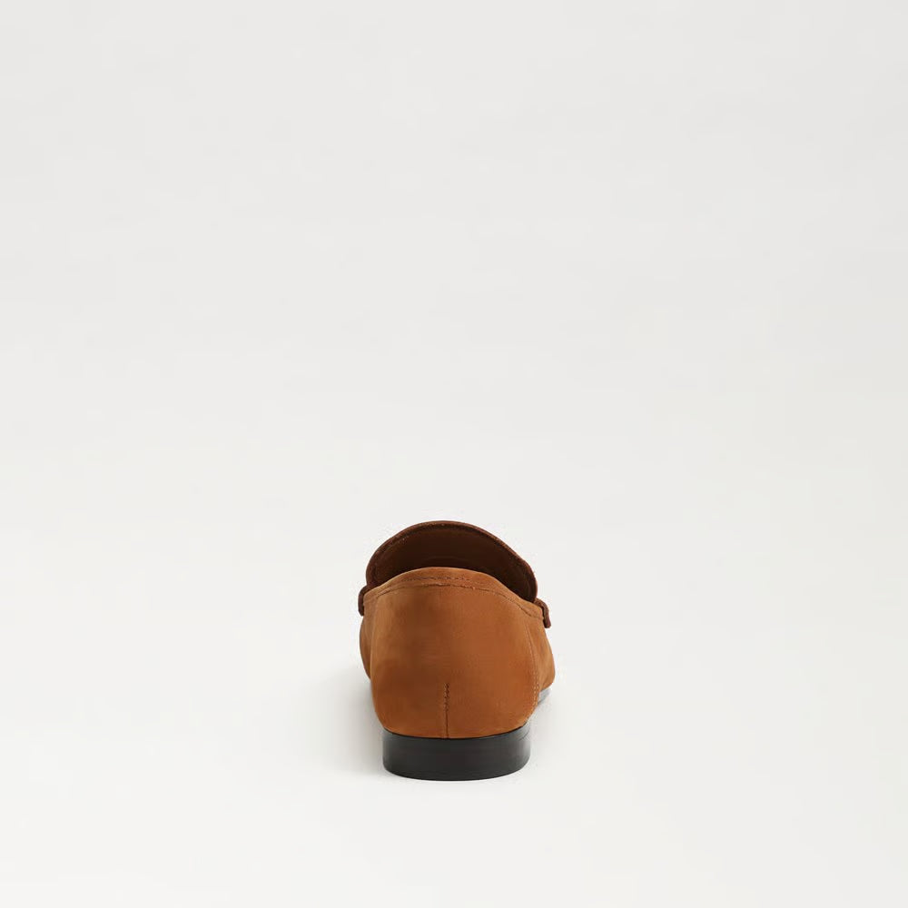 Sam Edelman | Loraine Unlined Loafer in Honey Bourbon Nubuck Suede