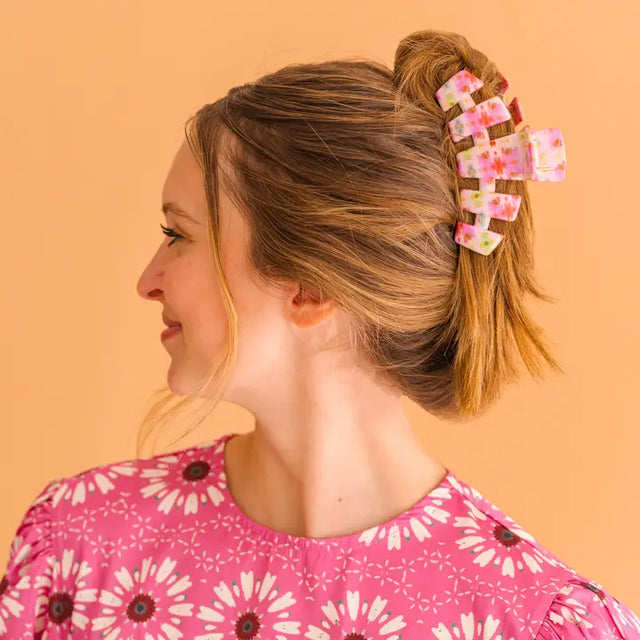Teleties | Classic Giverny Large Hair Clip