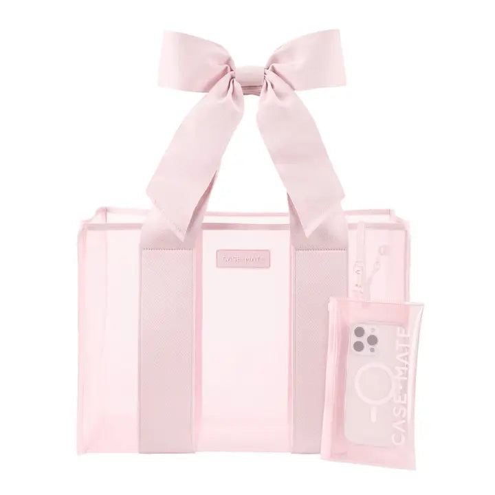 Case-Mate | Ballet Pink Bow Jelly Tote Bag