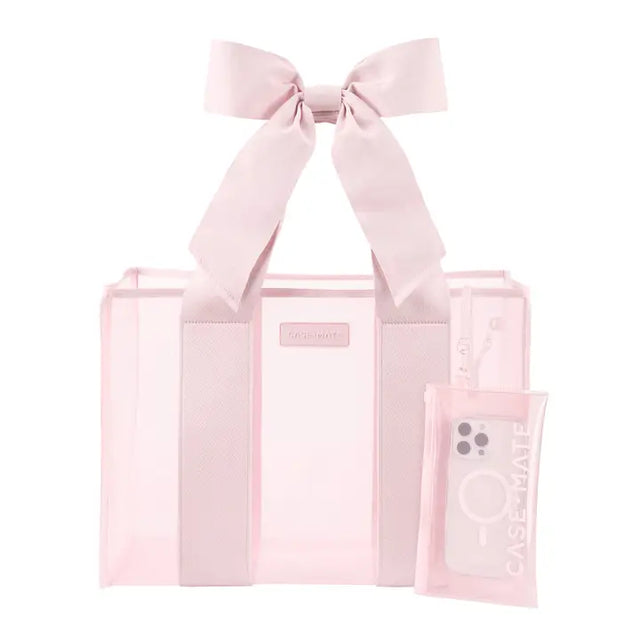 Case-Mate | Ballet Pink Bow Jelly Tote Bag