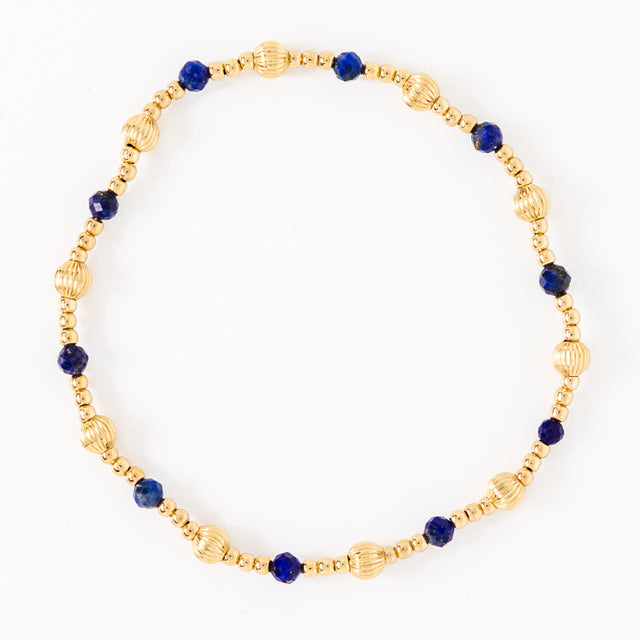 Enewton | Dignity Sincerity Pattern 4mm Bead Bracelet - Lapis