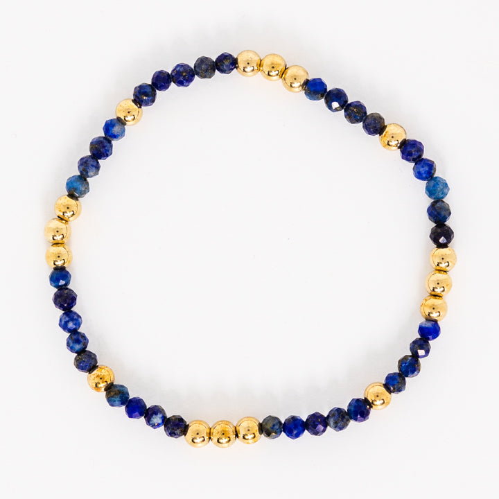 Enewton | Worthy Pattern 3mm Bead Bracelet - Lapis