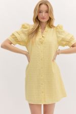 The Lemon Drop Mini Dress