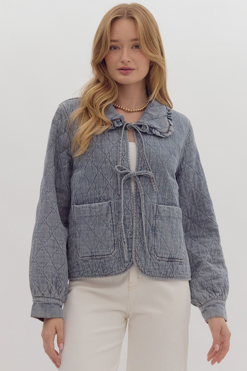 Fancy Frills Denim Jacket