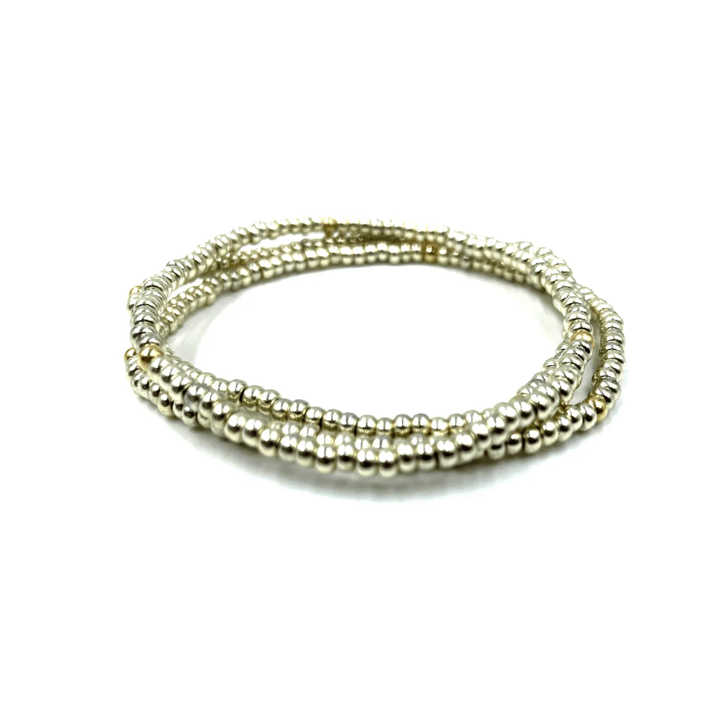 Erin Gray | OG Classic Bracelet Stack in Platinum + Gold Filled