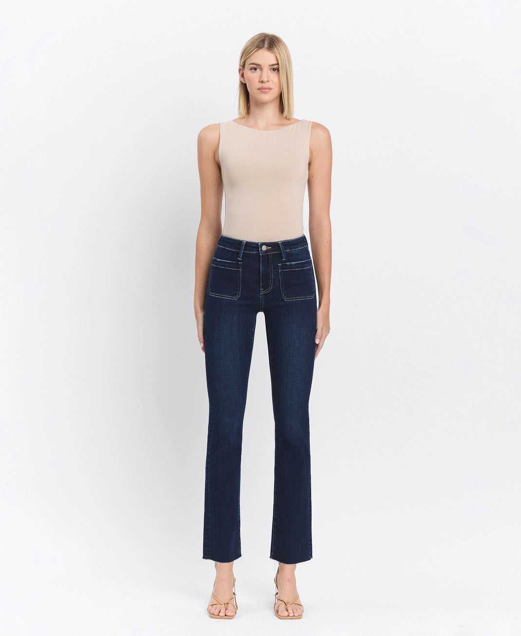Lovervet | High Rise Mini Bootcut Jeans