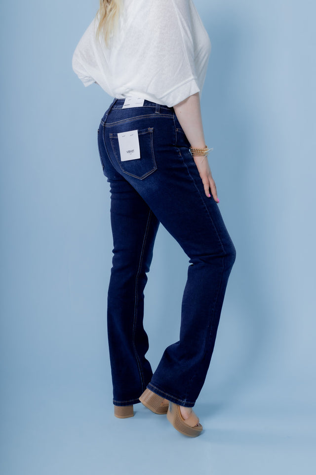 Vervet | Miranda Mid-Rise Boot Cut Jeans (Final Sale)