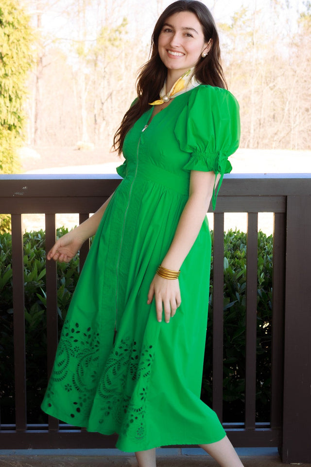 The Embroidered Beauty Midi Dress