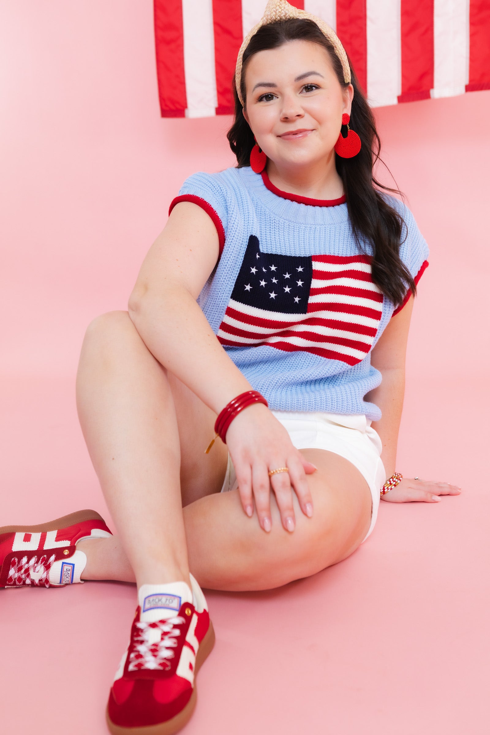 Patriot Pop Knit Top