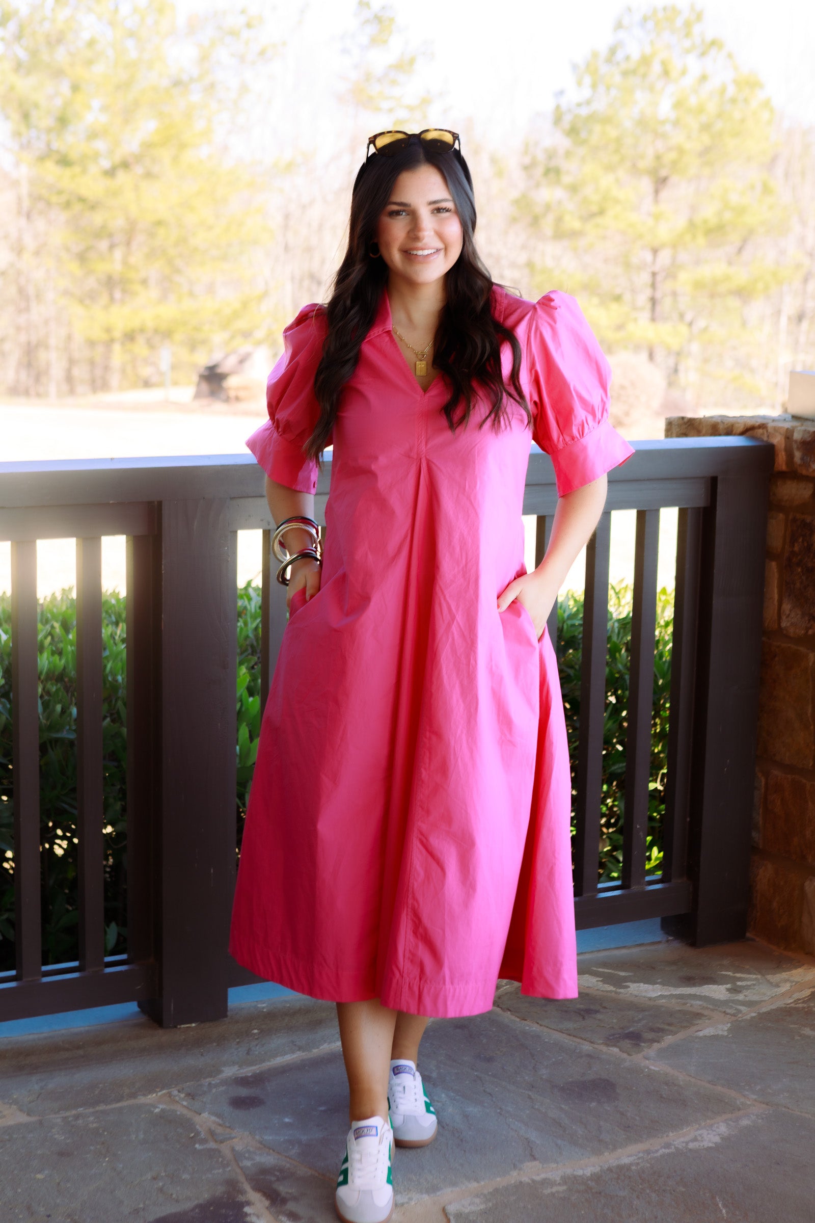 The Blushing Harper Midi Dress