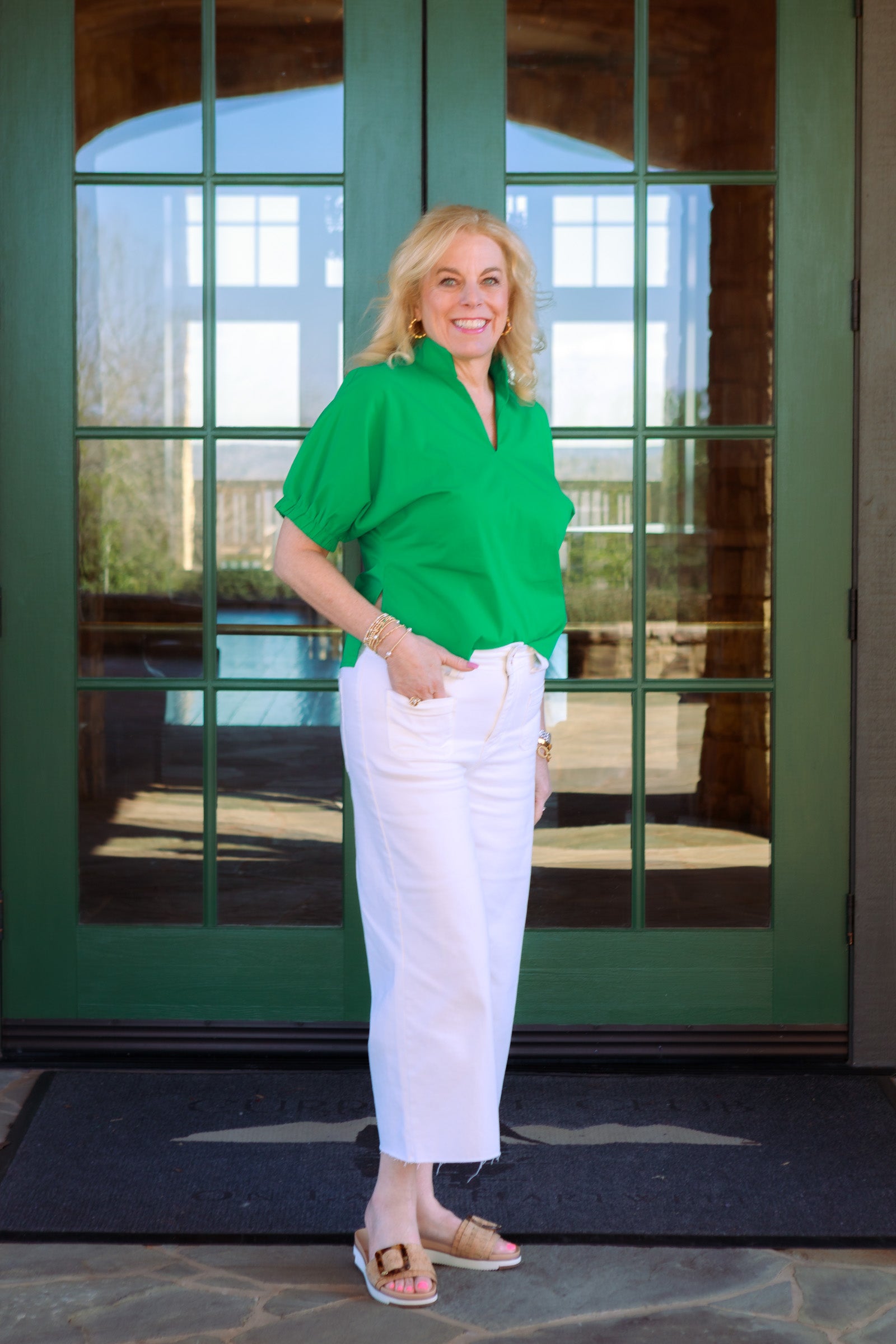 Polished Essential V-Neck Top