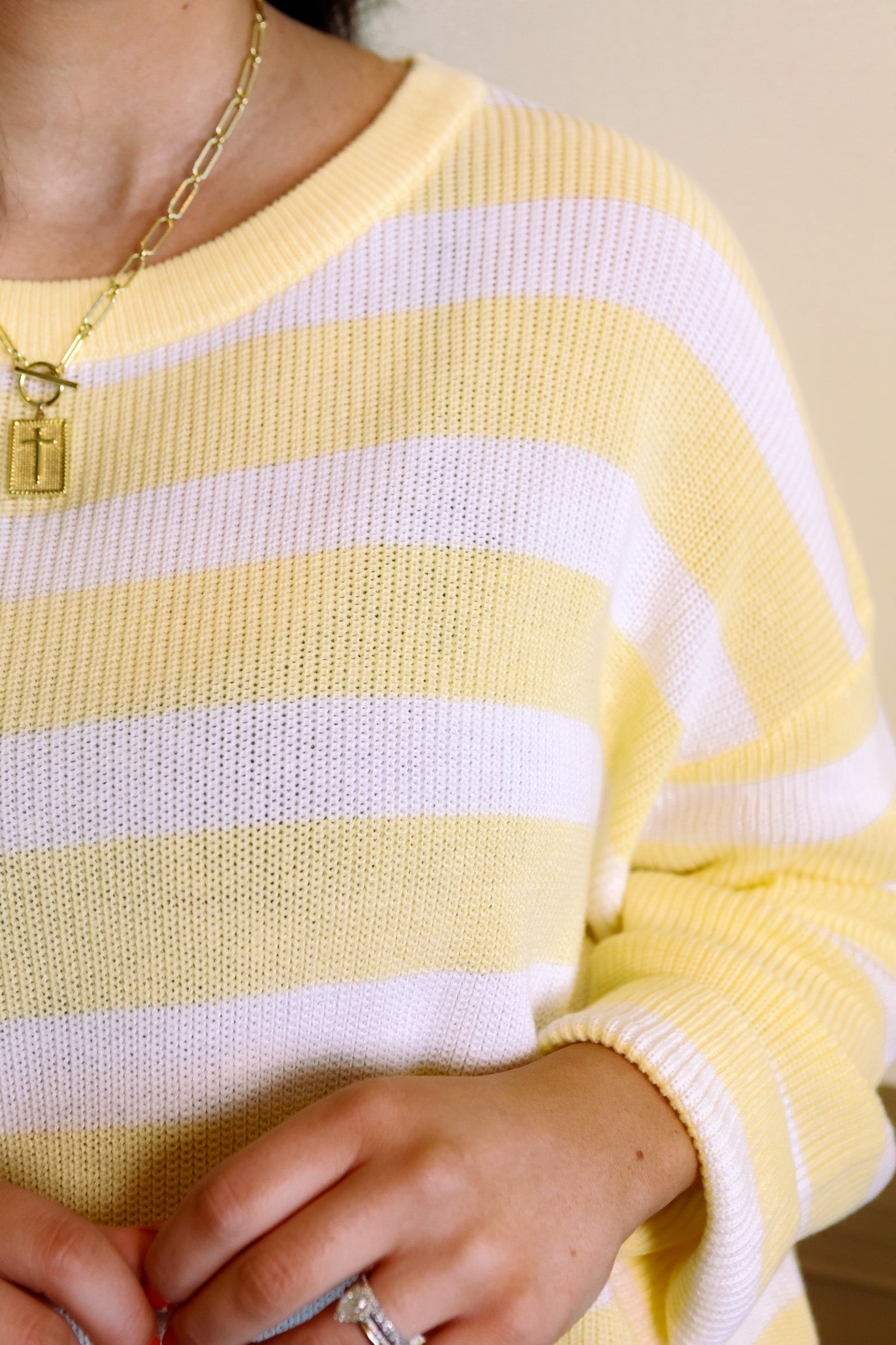 The Sunny Days Striped Knit Set