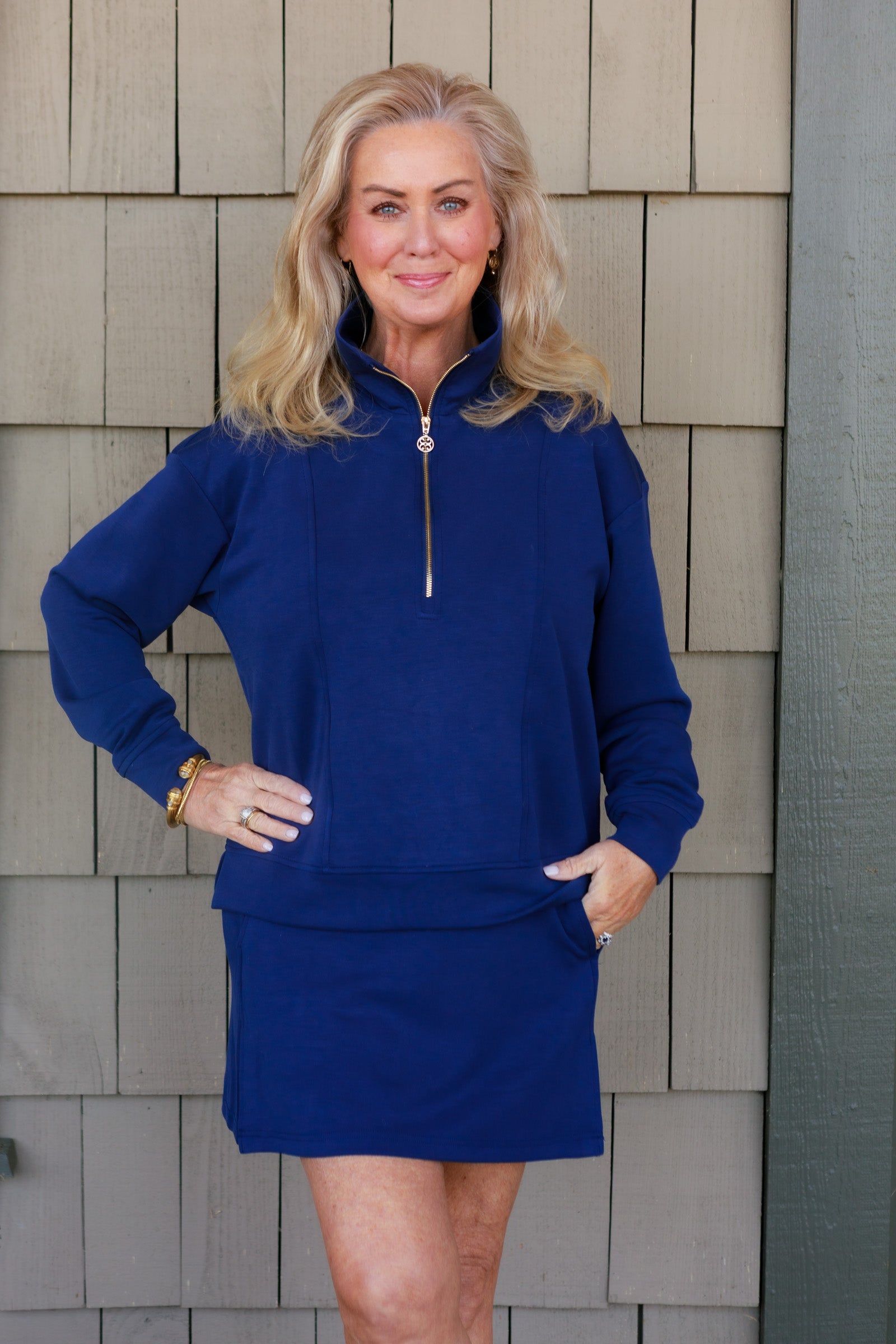 Mary Square | Regan Half Zip Pullover
