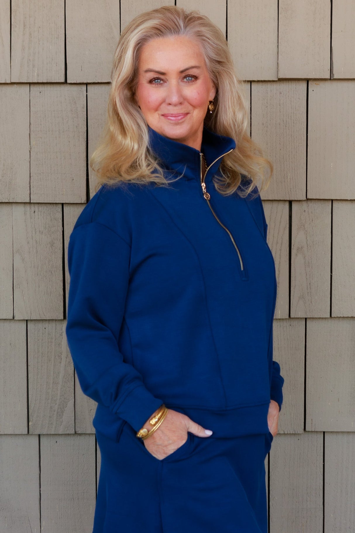 Mary Square | Regan Half Zip Pullover