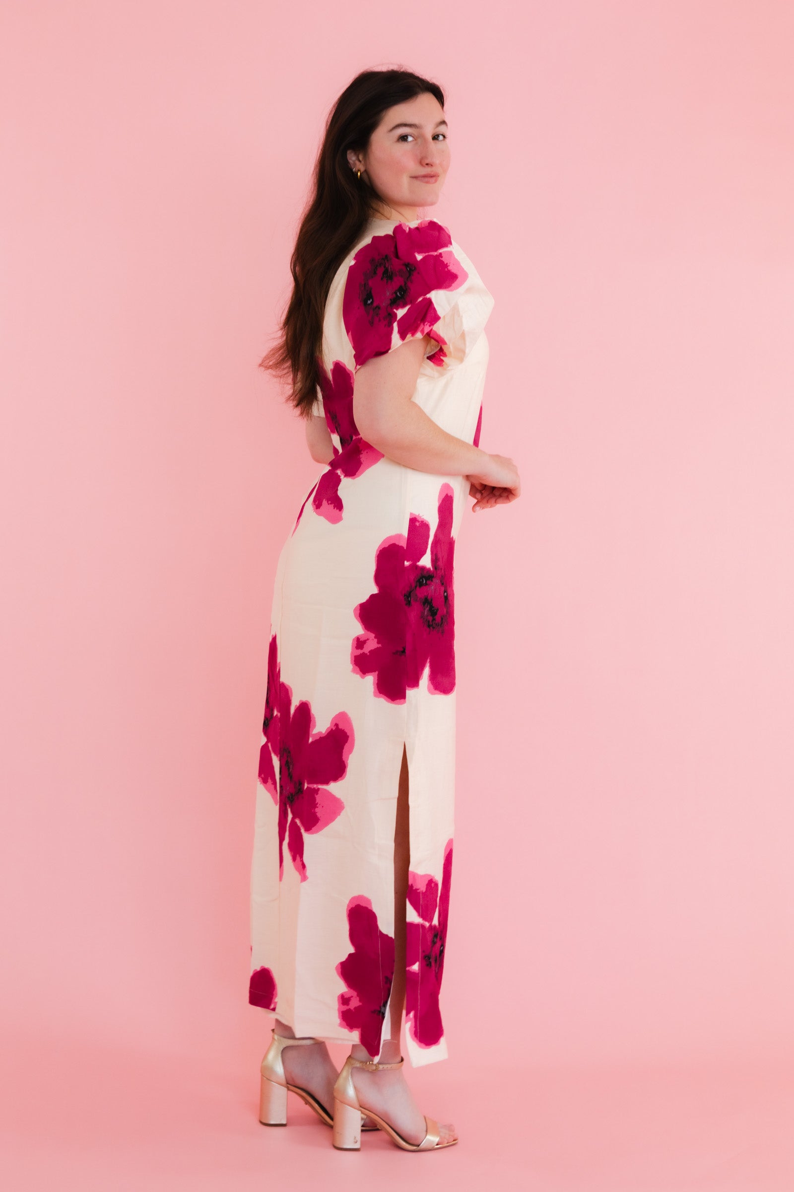 The Scarlet Bloom Maxi Dress