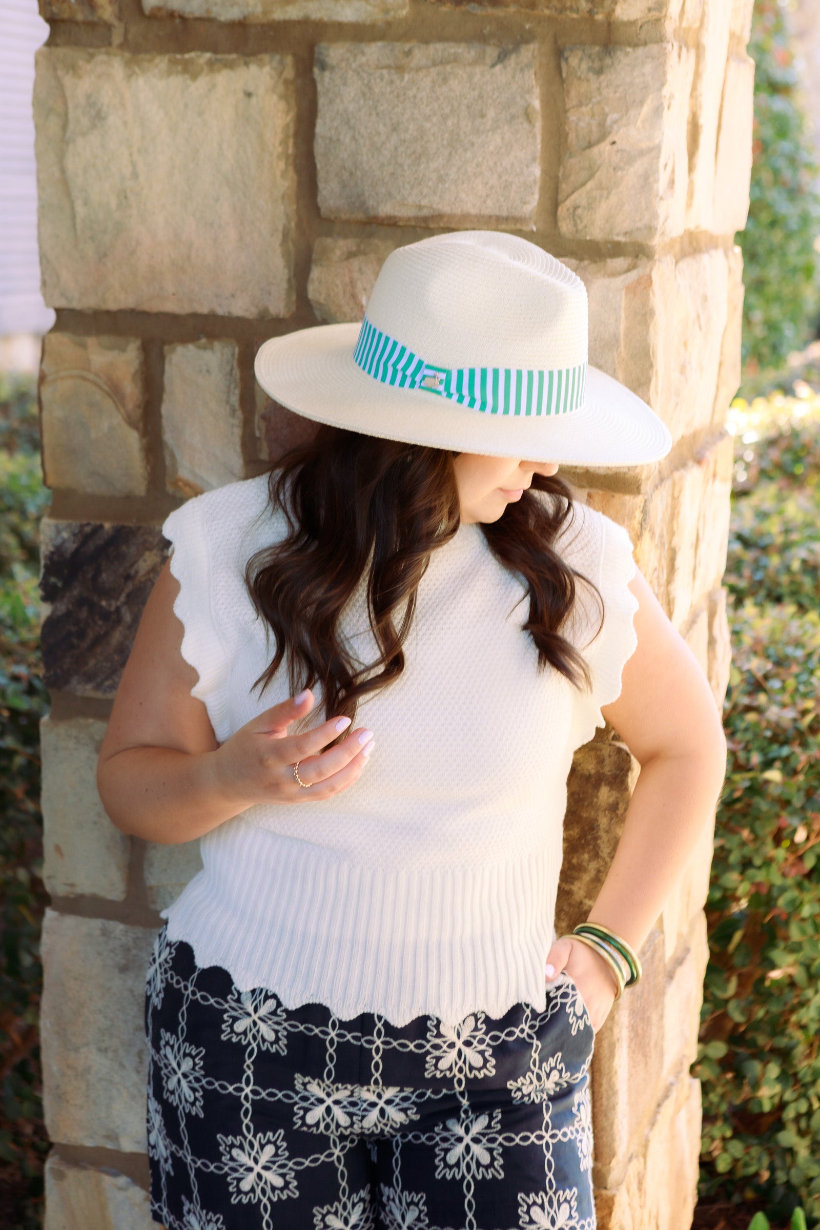 The Luna Scalloped Knit Top