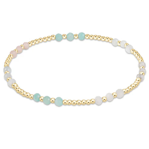 Enewton | Gemstone Gold Joy Pattern 3mm Bead Bracelet - Hot Mess SS25