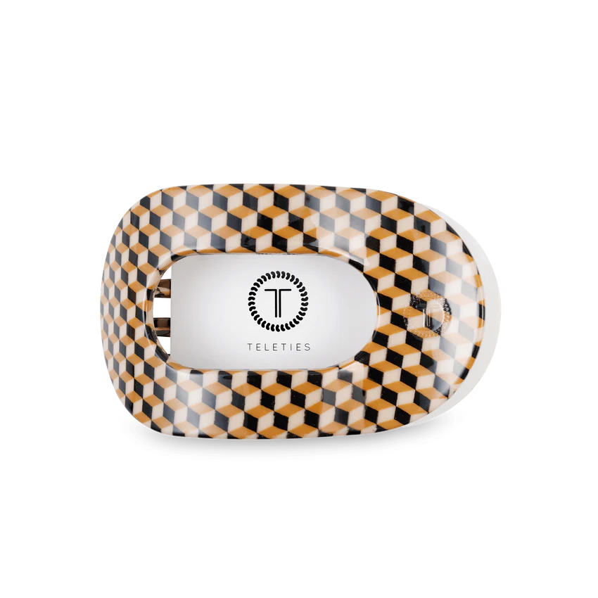 Teleties | Gone Glamping Medium Flat Round Clip