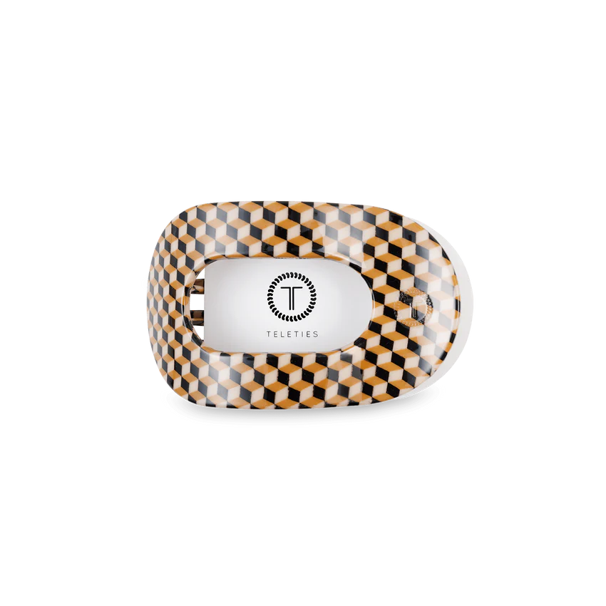 Teleties | Gone Glamping Small Flat Round Clip