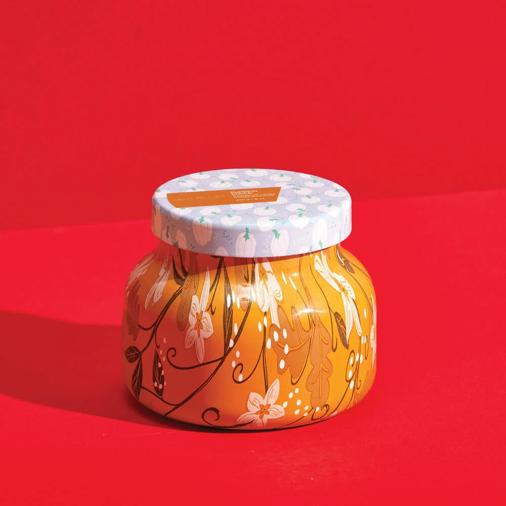 Capri Blue | Pumpkin Dulce Holiday Pattern Play Petite Jar, 8 oz