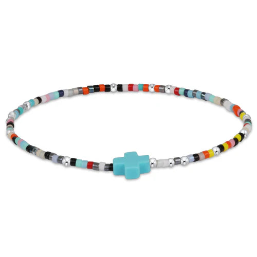 Enewton | Hope Unwritten Sterling Signature Cross bracelet - Hot Mess