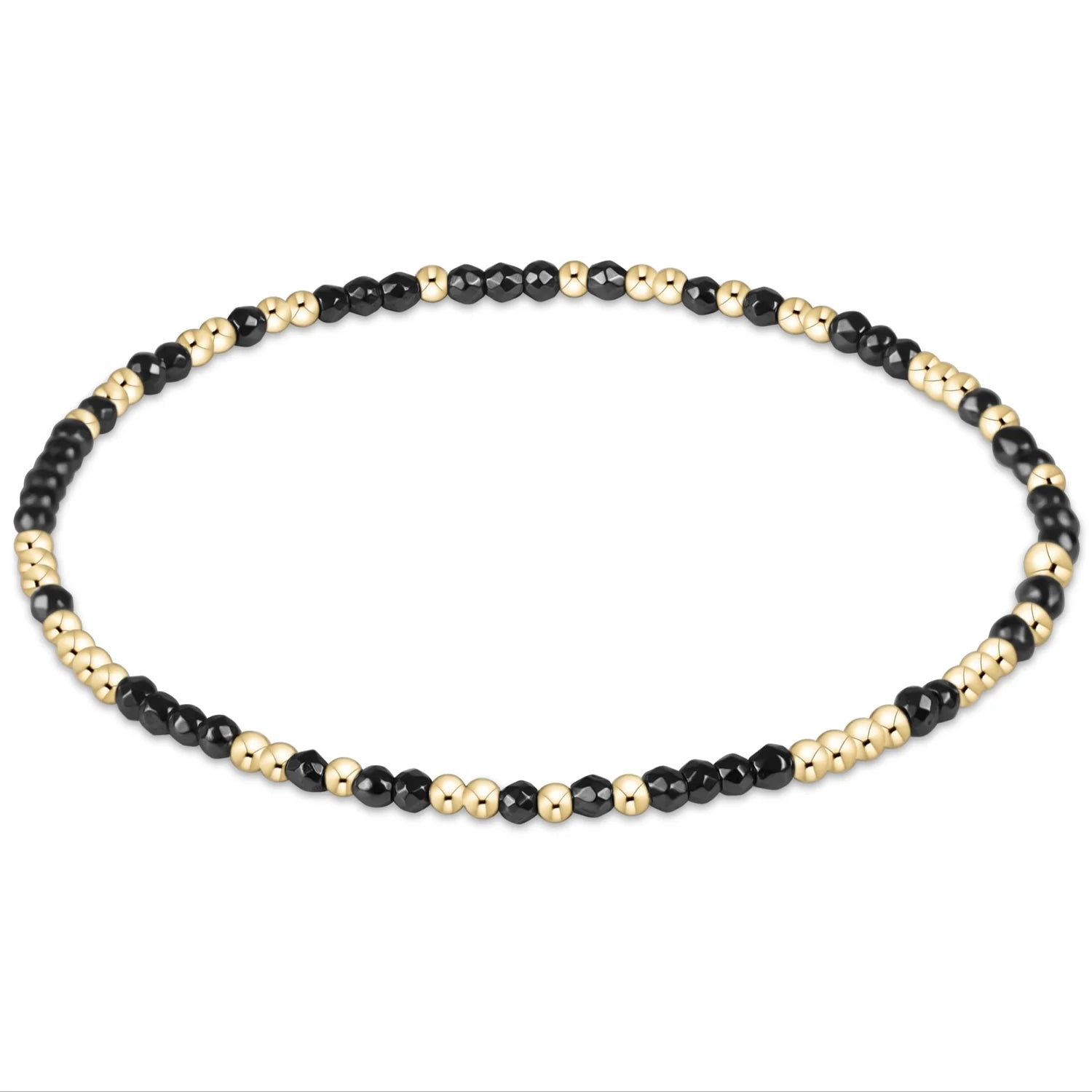 Enewton | Hope Unwritten Faceted Hematite 2mm bead bracelet