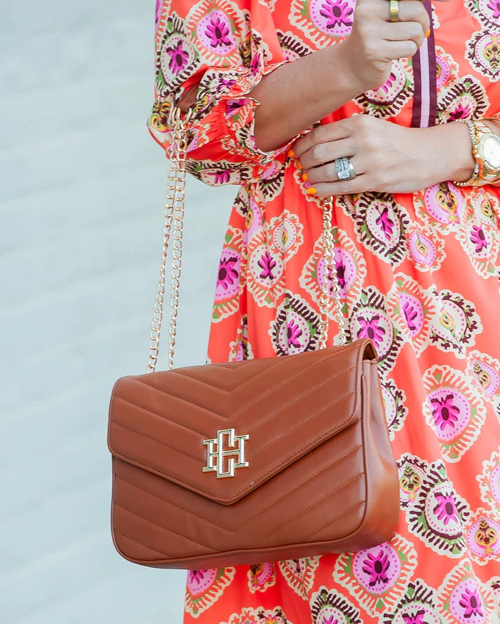 Caroline Hill | Mia Crossbody Bag Saddle VQ