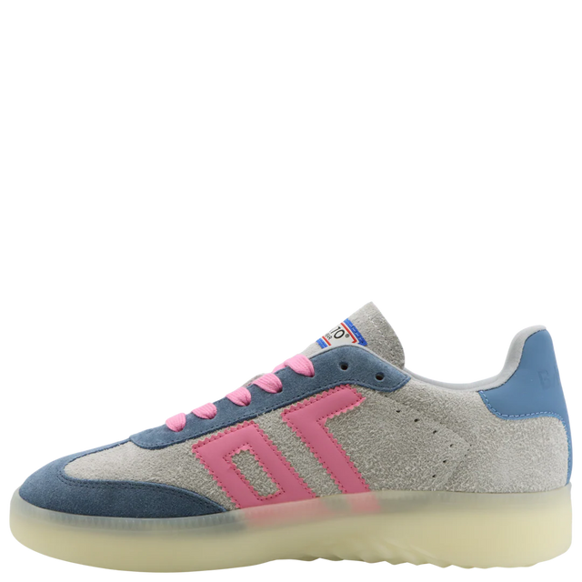 Back 70 | Boston LS Sneakers in Grey Jeans Pink