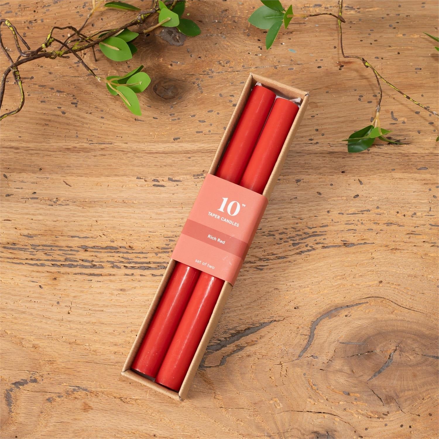 Fall Taper Candles- Set of 2