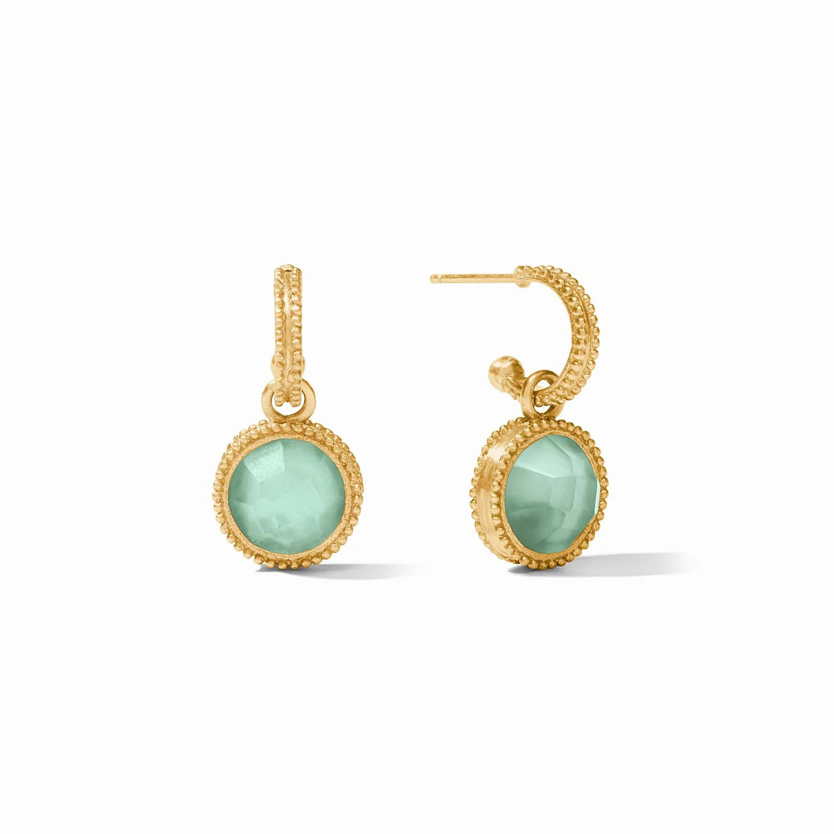 Julie Vos | Fleur-de-Lis Hoop & Charm Earring