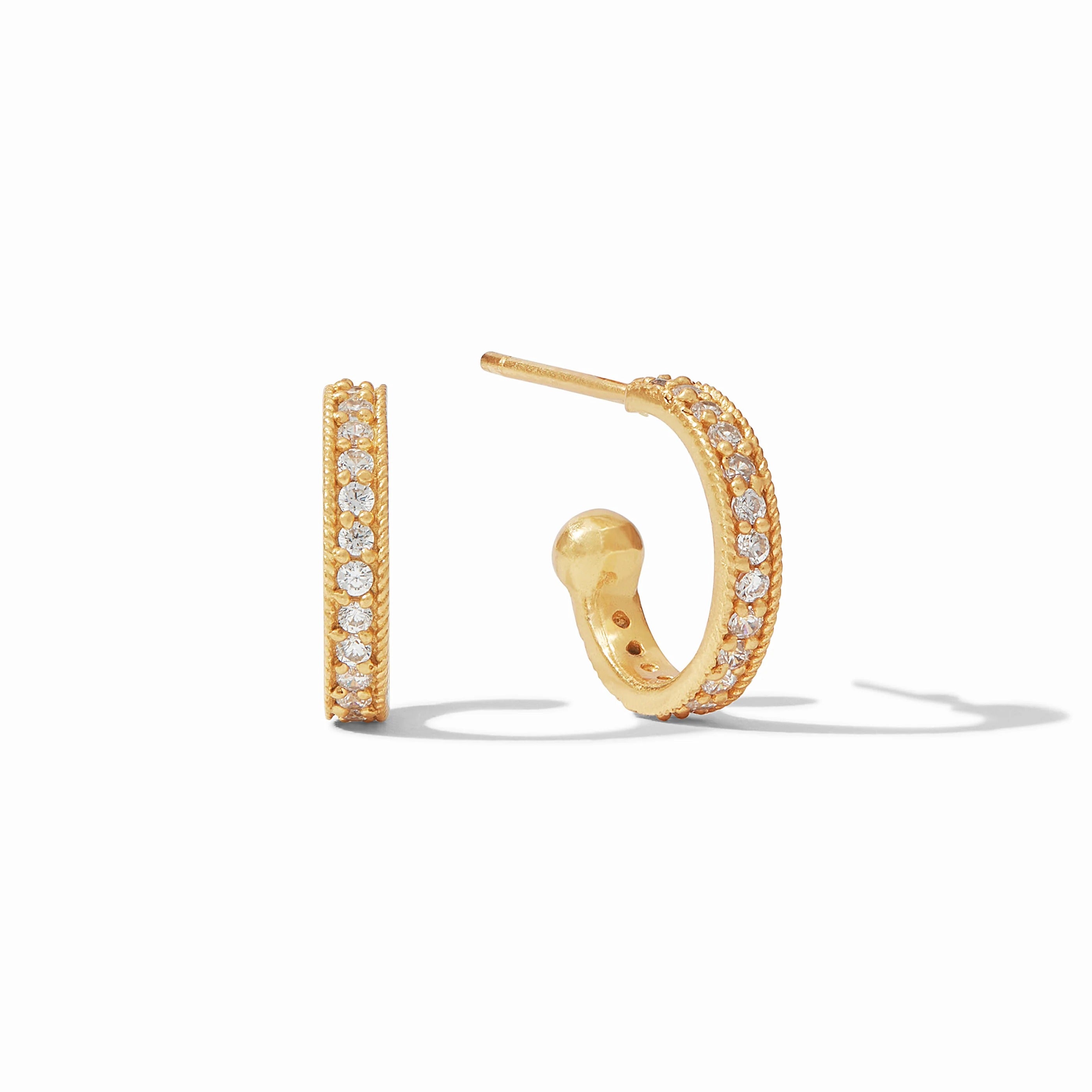 Julie Vos | Odette Statement Hoop & Charm Earring