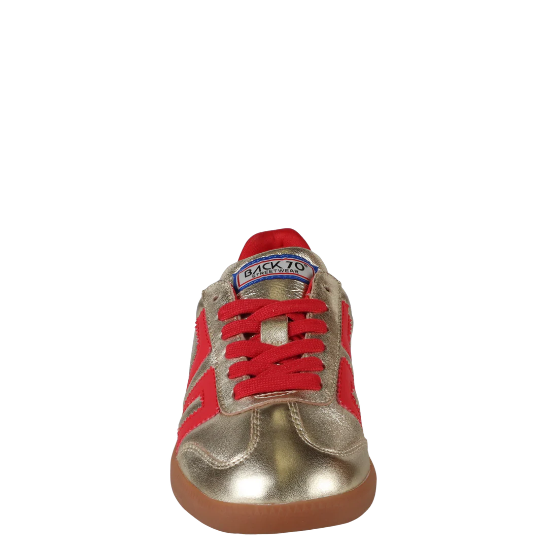 Back 70 | Cloud NM Sneakers in Gold Red