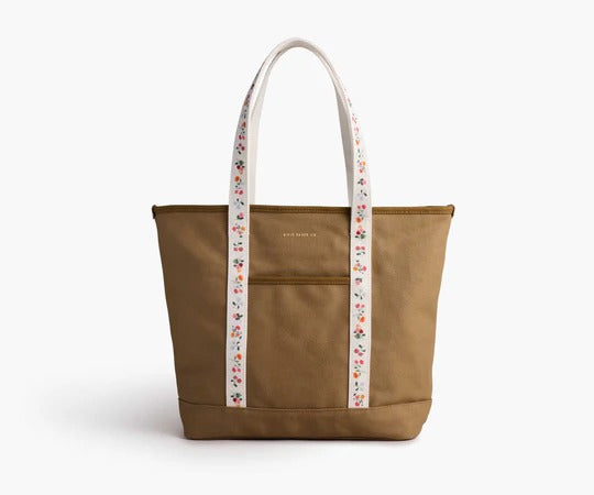 Rifle Paper Co. | Ditsy Dahlia Canvas Carry All