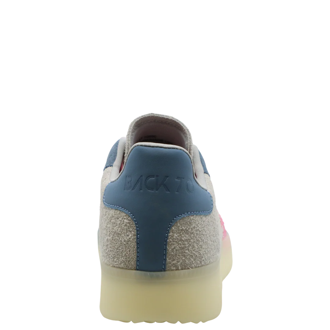 Back 70 | Boston LS Sneakers in Grey Jeans Pink