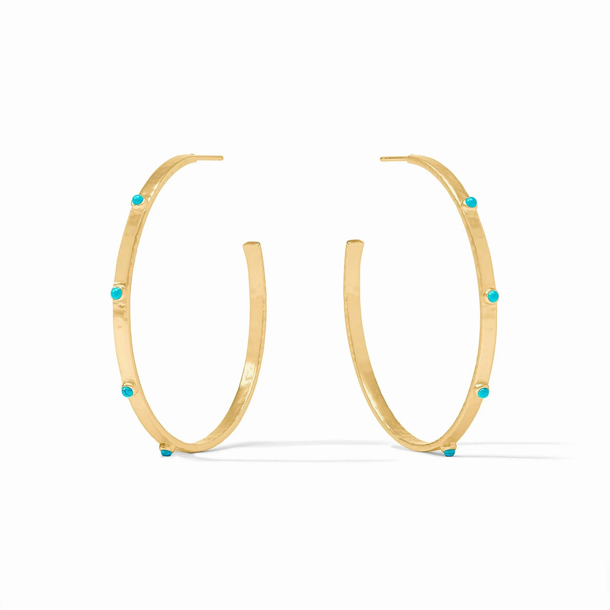 Julie Vos | Crescent Stone Hoop