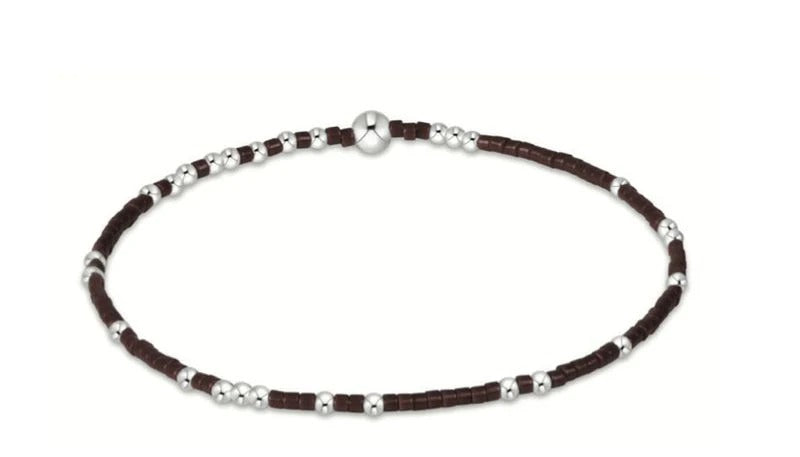 Enewton | Hope Unwritten Sterling Bracelet- Chocolate