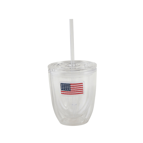 Mudpie | Flag Embroidered Tumbler