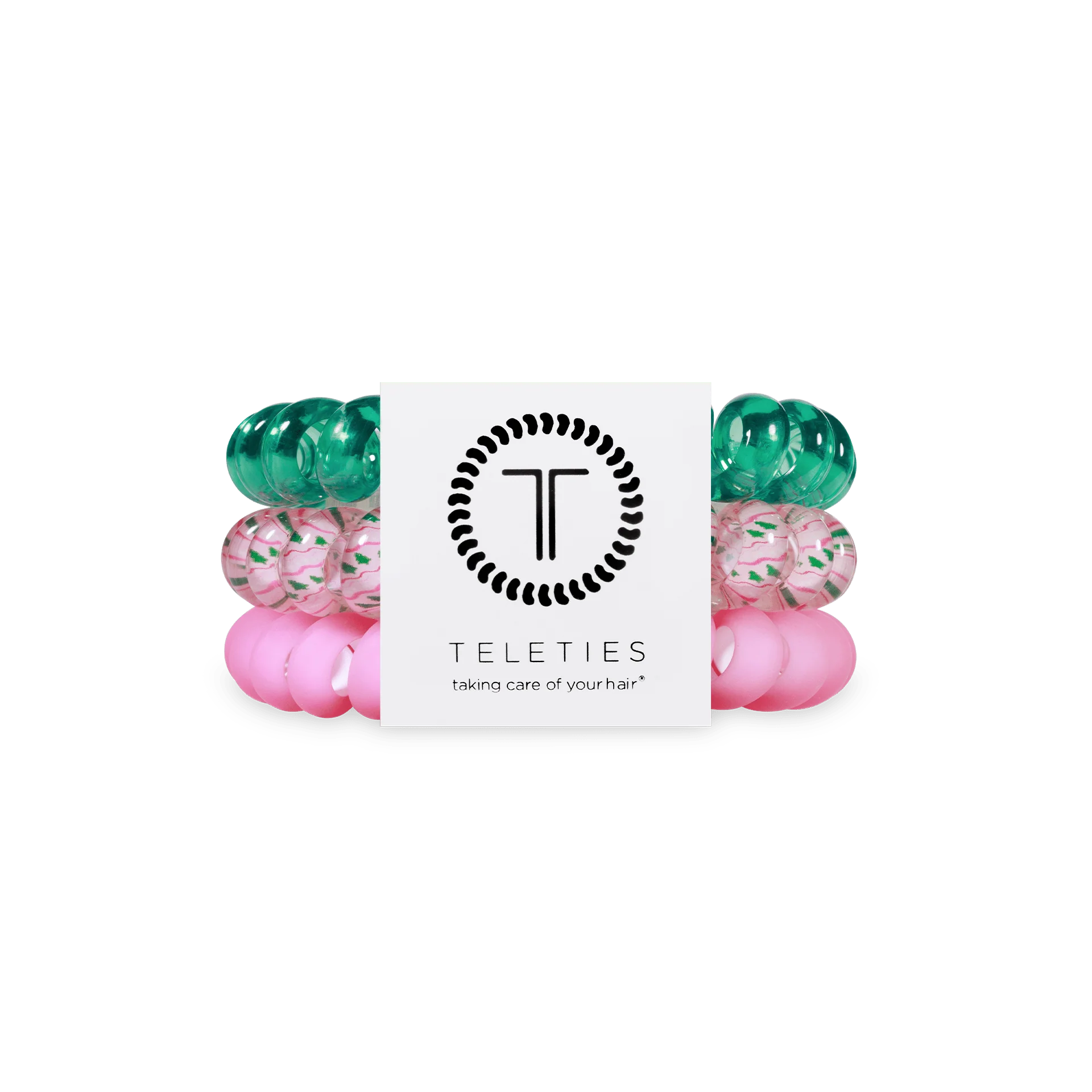 Teleties | Merry Pinkmas Large Hair Ties