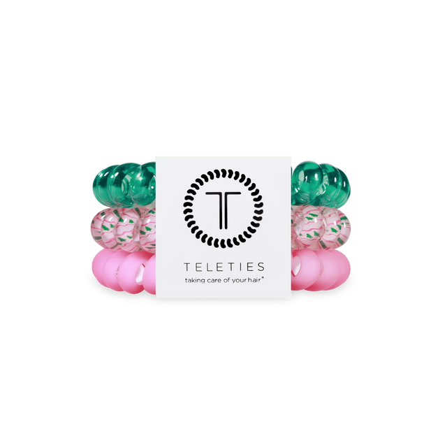 Teleties | Merry Pinkmas Large Hair Ties