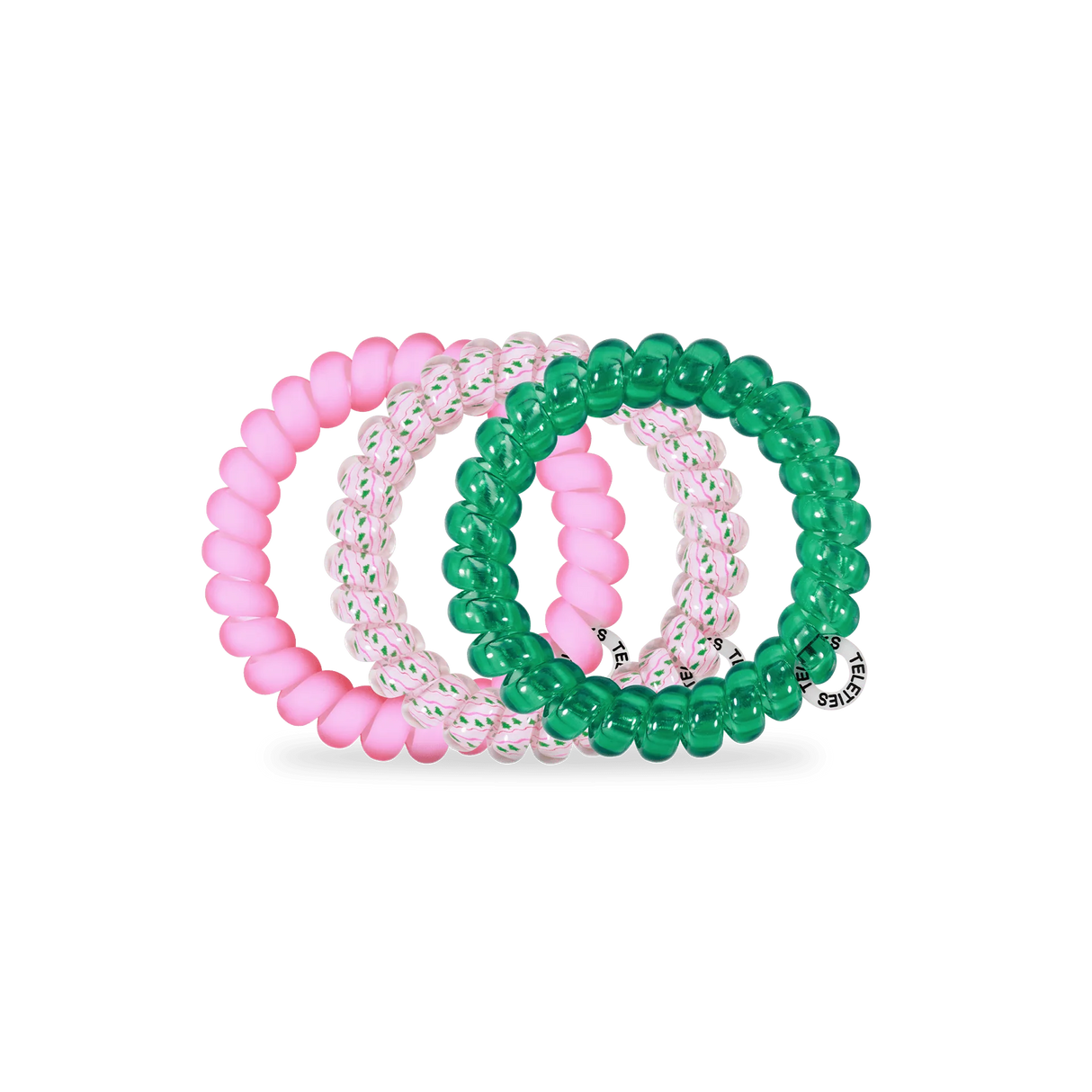 Teleties | Merry Pinkmas Large Hair Ties