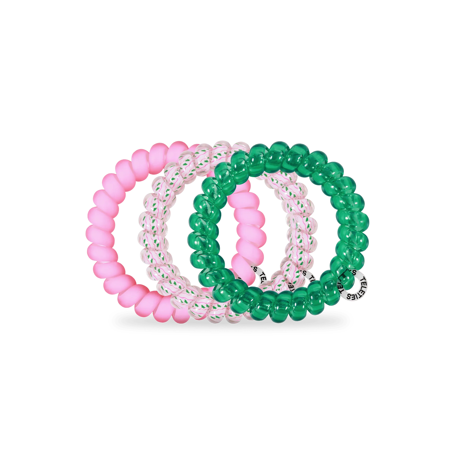 Teleties | Merry Pinkmas Large Hair Ties