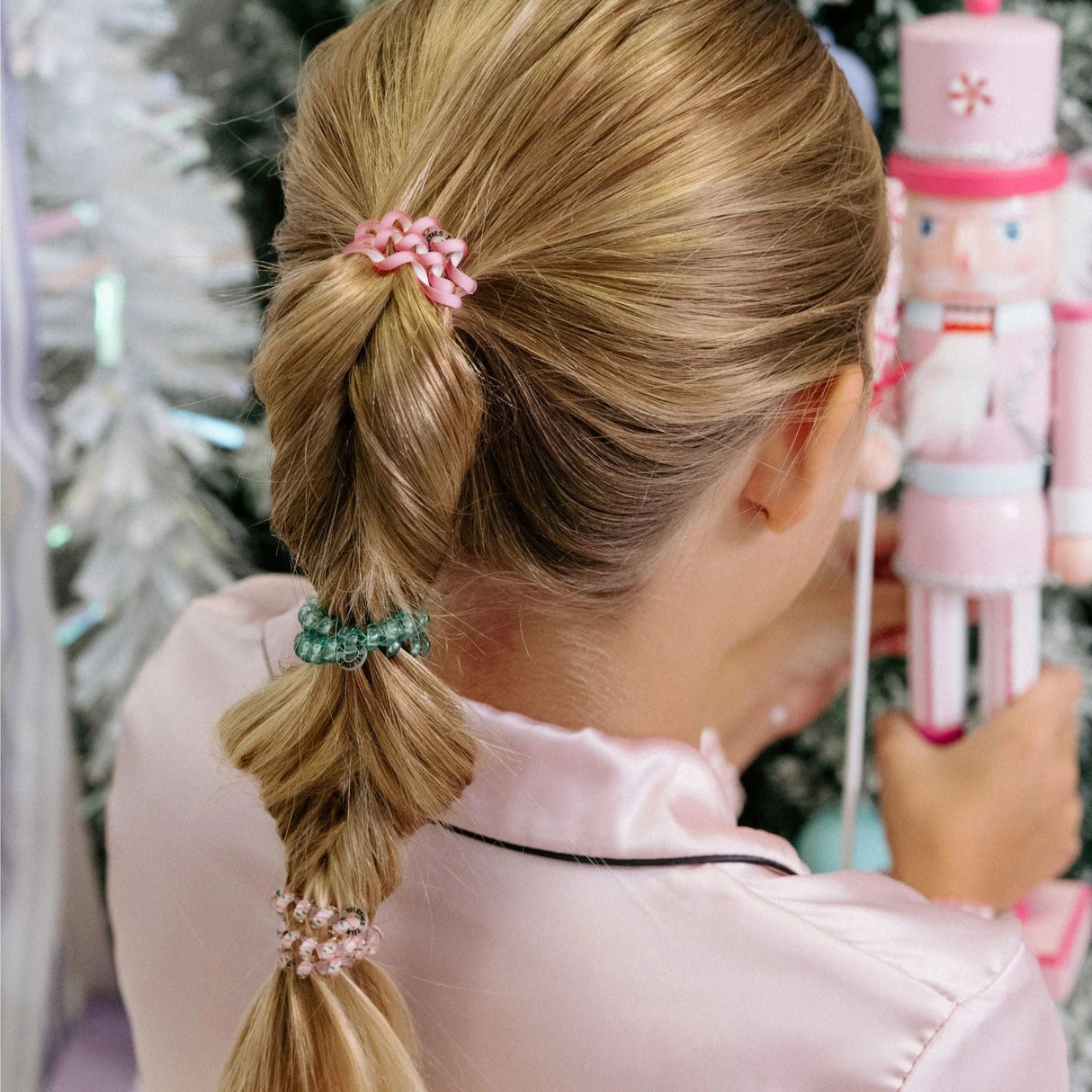 Teleties | Merry Pinkmas Small Hair Ties