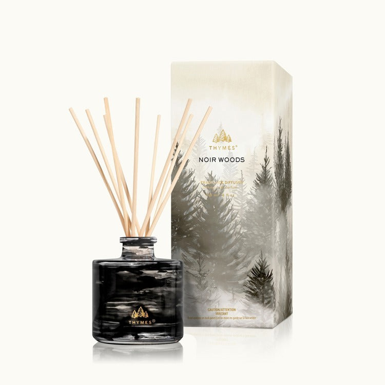 Thymes | Noir Woods Petite Reed Diffuser