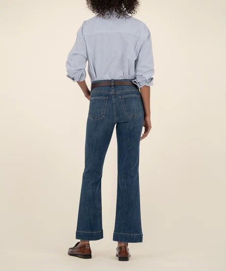 Kut from the Kloth | Kelsey High Rise Wide Hem Ankle Flare