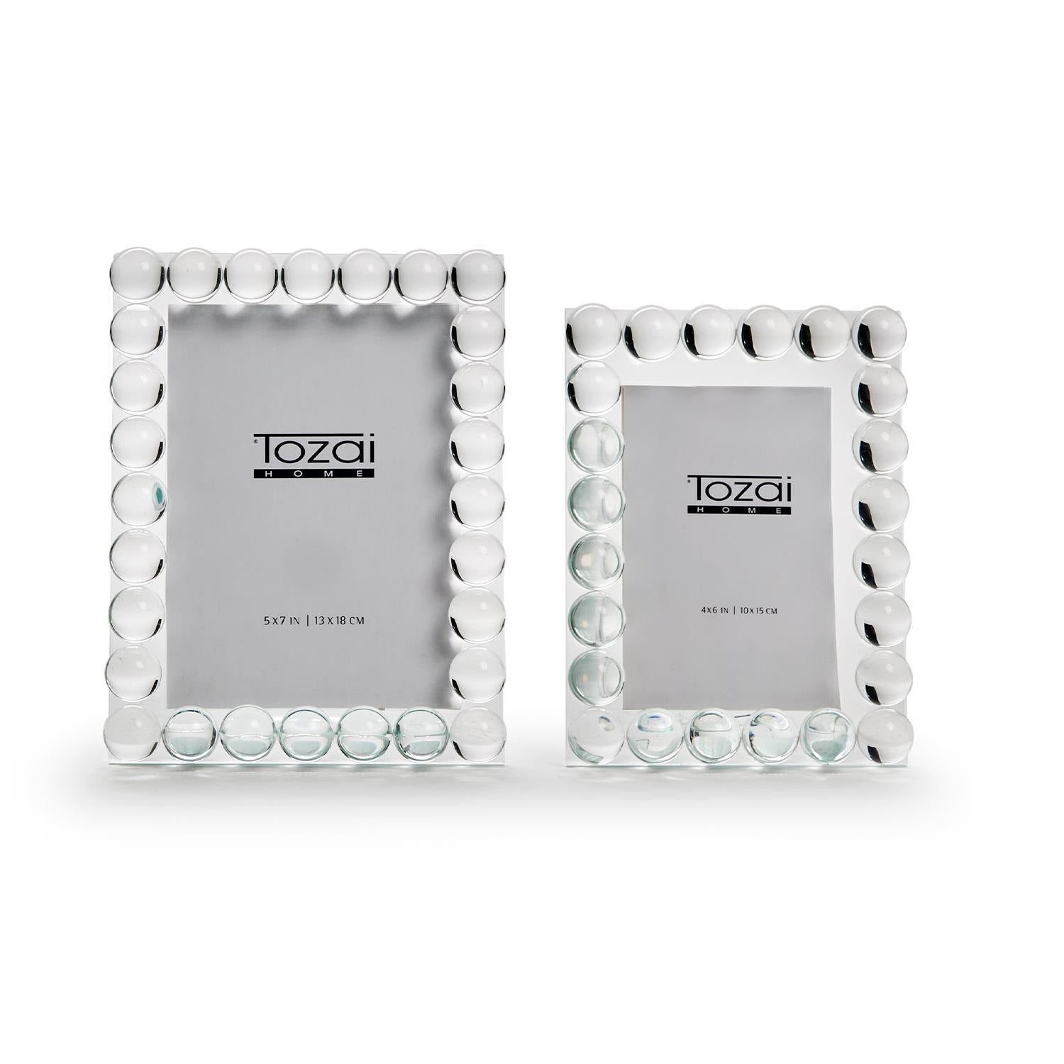 Bubbles Crystal Glass Photo Frame in Gift Box