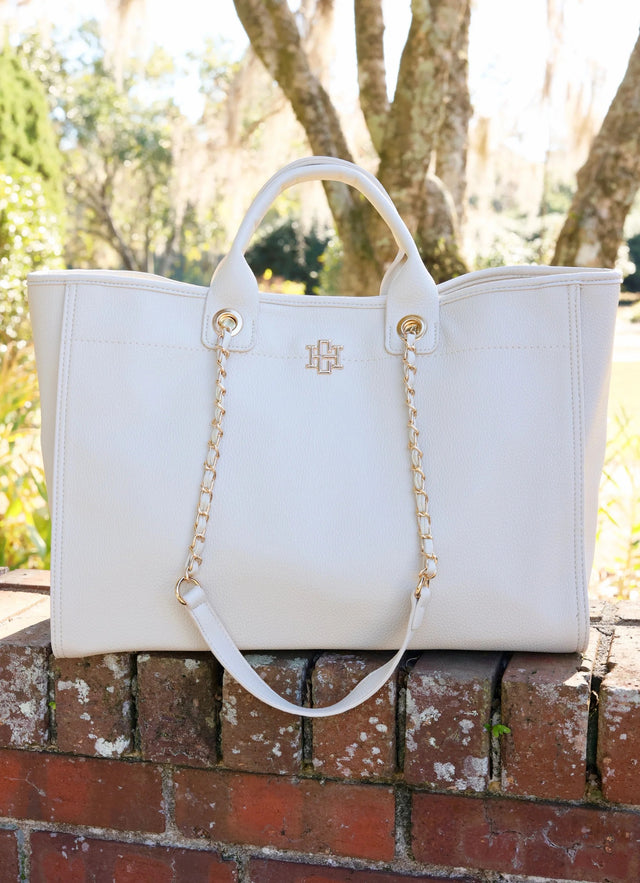 Caroline Hill | Melissa Tote Bag - Cream