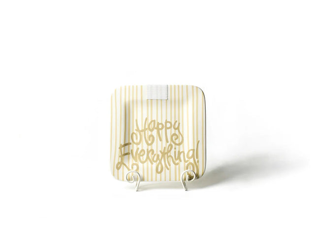 Happy Everything! | Neutral Skinny Stripe Happy Everything 9.25 Mini Platter